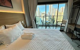 Studio 500m da Praia - Piscina com Vista Incrível